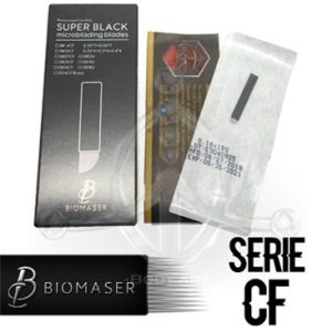 SUPER BLACK, agujas de Microblading 18CF